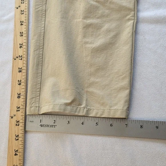 Patagonia Men Beige Quandary Pants Hiking Trail Zip Pocket Stretch Nylon 35X31 - Picture 11 of 11